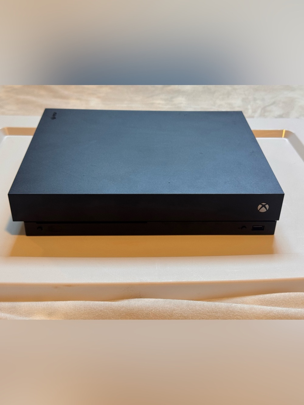 Microsoft Xbox One X Black Console with Front USB